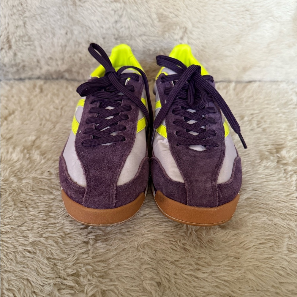 Tretorn Purple & Neon Rawlins Retro Style Women’s Sneakers 7.5